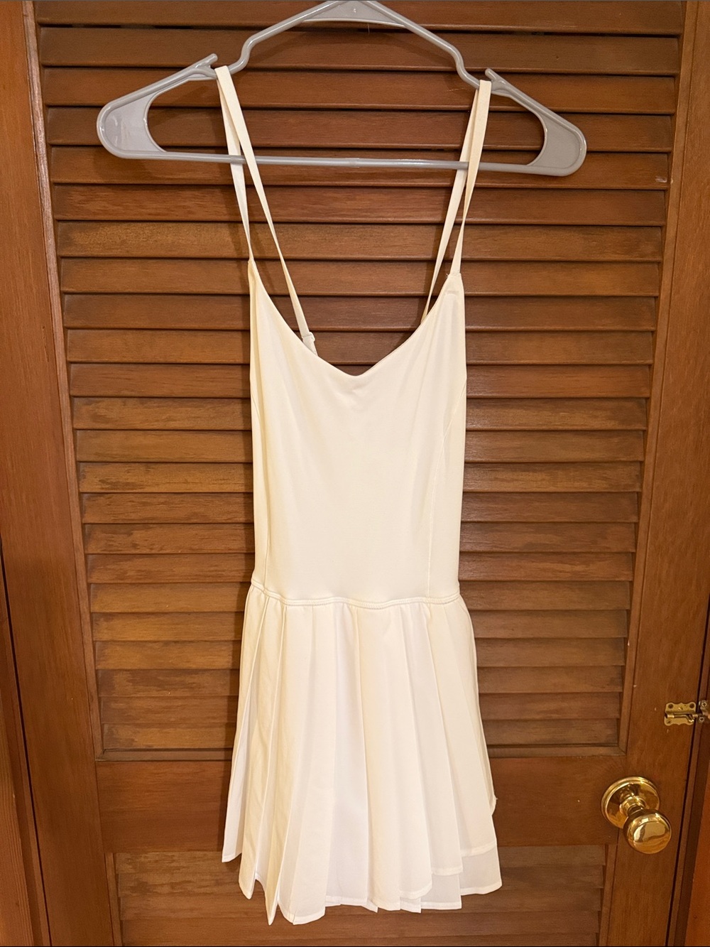 aerie Spaghetti Strap Pleated Mini tennis Dress